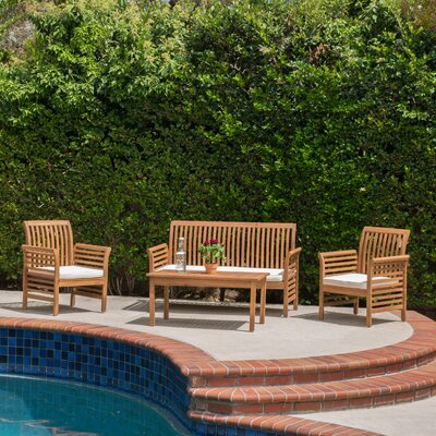 Cambria 4 Piece Deep Seating Group with Cushions