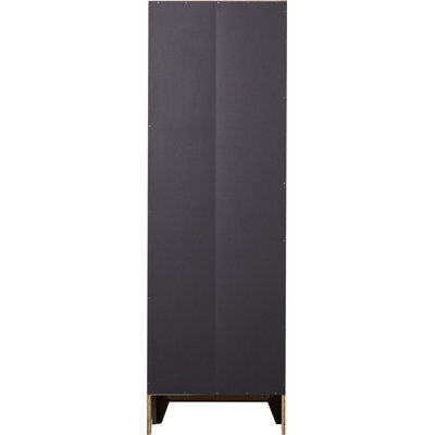 pittsfield fossil narrow oak cabinet storage trent austin