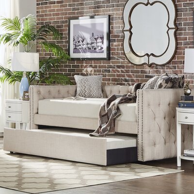 Glenroy Nailhead Daybed with Trundle