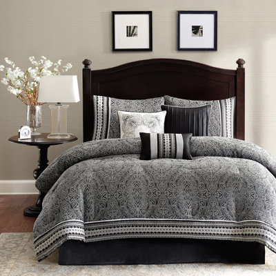 Barton 7 Piece Comforter Set by Madison Park