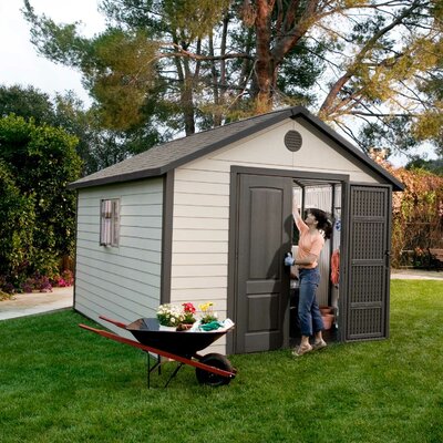 10 Ft. W x 13 Ft. D Plastic Storage Shed by Lifetime