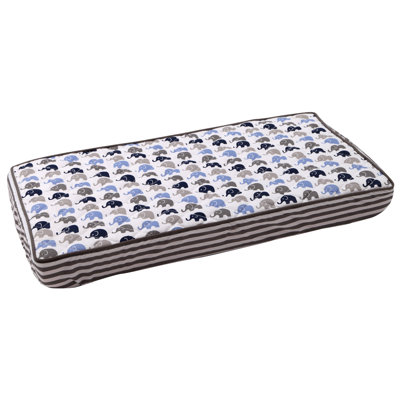 Bacati Mini Elephants Changing Pad Cover Pad Cover