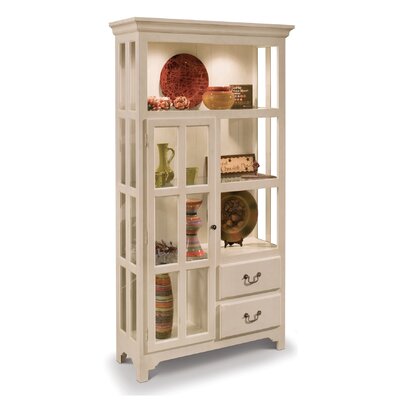 ColorTime Solid Wood Curio Cabinet