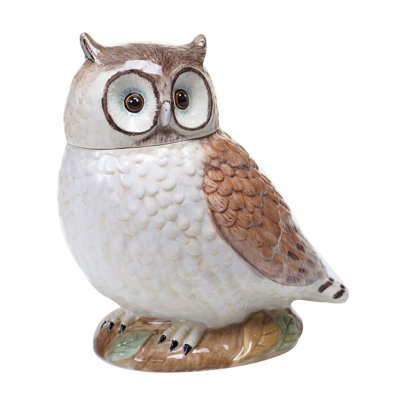 Rustic Owl Cookie Jar