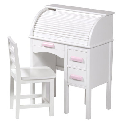 Guidecraft 2 Piece Jr. Roll Top 27″ Writing Desk Set Desk G97301