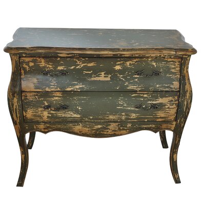 Crestview Collection Lafayette 2 Drawer Bombe