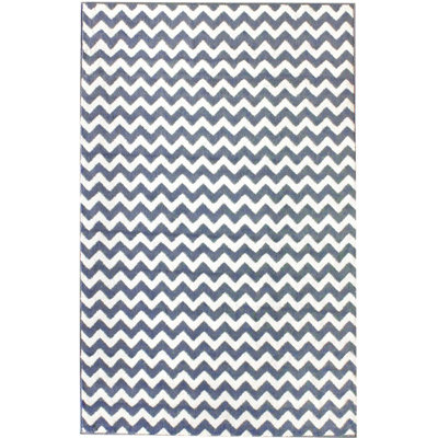 nuLOOM Poise Chevron Light Blue Area Rug Area Rug