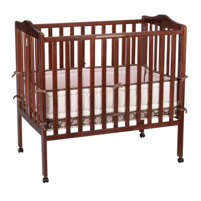 Delta Children Portable Mini Convertible Crib with Mattress Crib 4470_100