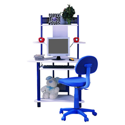 InRoom Designs Computer Desk with Keyboard Tray 2705