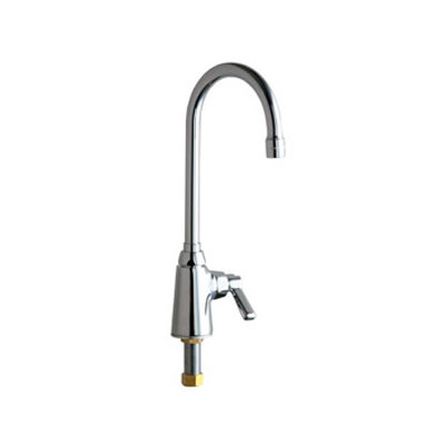 Single Hole Kitchen Faucet with Conversion Gooseneck Spout ...