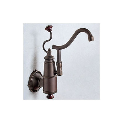 De Dion One Handle Wall Mount Pot Filler Kitchen Faucet in ...