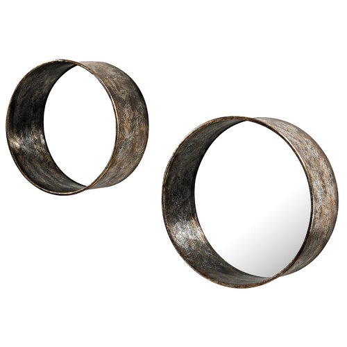 Sterling Industries 2 Piece Oil Drum Mirror