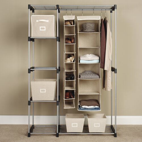 Honey Can Do Adjustable Hanging Closet Rod