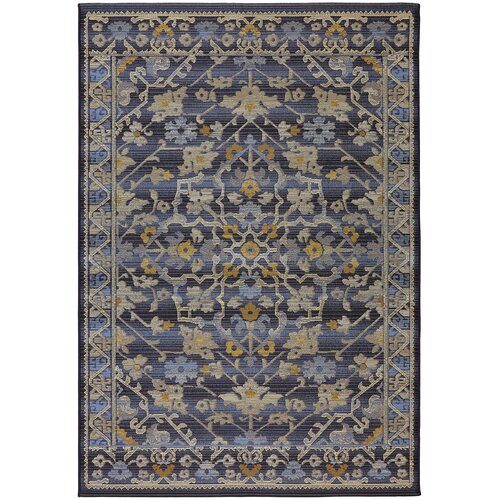 Mohawk Home Voyage String Theory Sicily Navy Area Rug