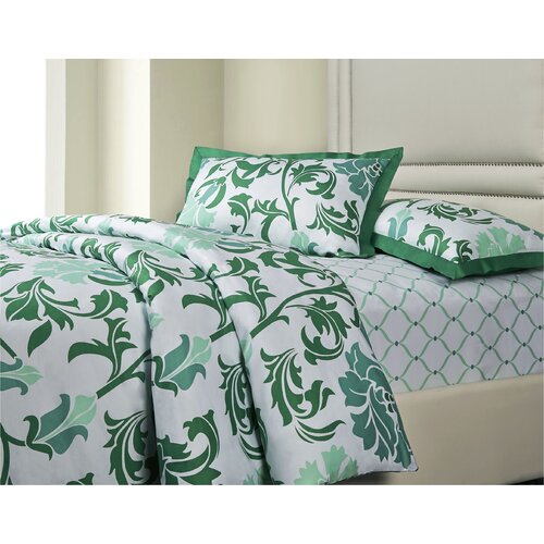 Trellis 3 Piece Queen Duvet Set by Jennifer Taylor