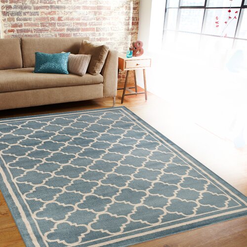 World Rug Gallery Alpine Blue Area Rug