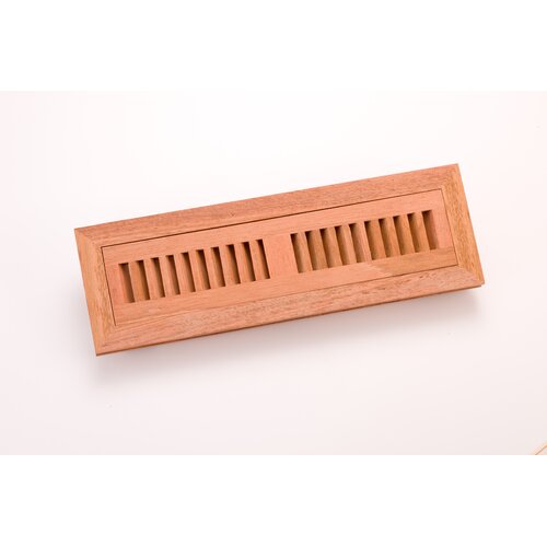 75 x 12.25 American Maple Wood Flush Mount Vent Cover by Image