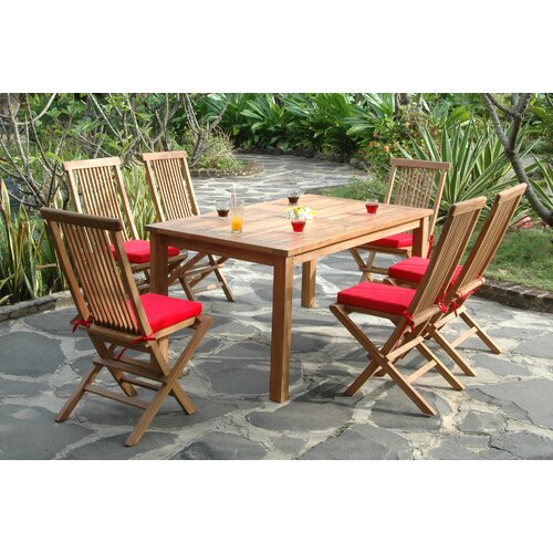 Montage 7 Piece Dining Set I by Anderson Teak