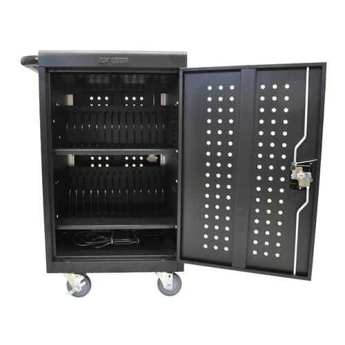 30 Compartment Laptop Charging Cart