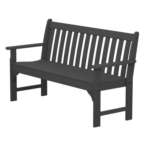 POLYWOOD® Vineyard Plastic Garden Bench & Reviews | Wayfair