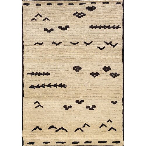 Wildon Home ® Granada Tribal Ivory/Brown Area Rug