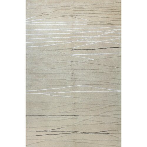 Wildon Home ® Garden Sticks Ivory Shag Area Rug