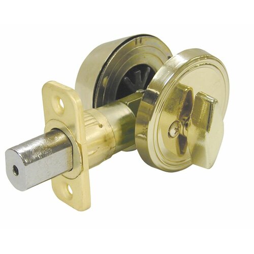 Round Single Cylinder Deadbolt by Weslock