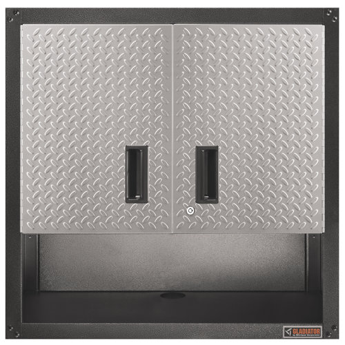 Ready to Assemble 28" H x 28" W x 12" D Steel 2Door Garage Wall