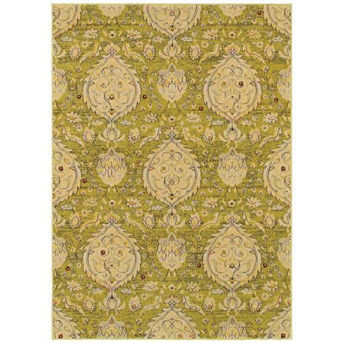 Antigua Floral Green Area Rug by LR Resources