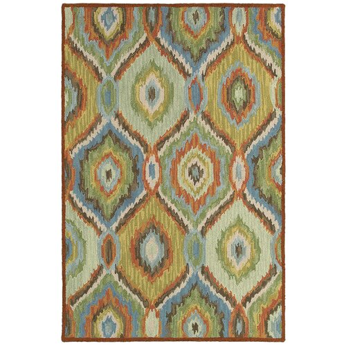 Dazzle Green Rug by LR Resources