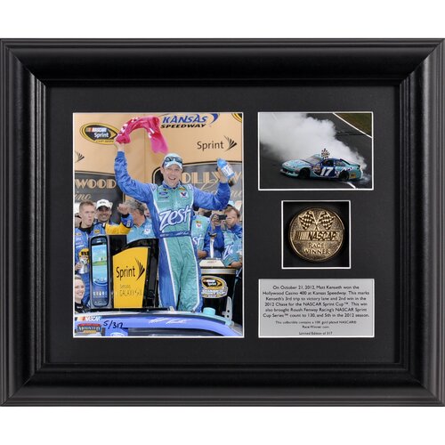 Mounted Memories NASCAR Matt Kenseth 2012 Hollywood Casino 400 Race