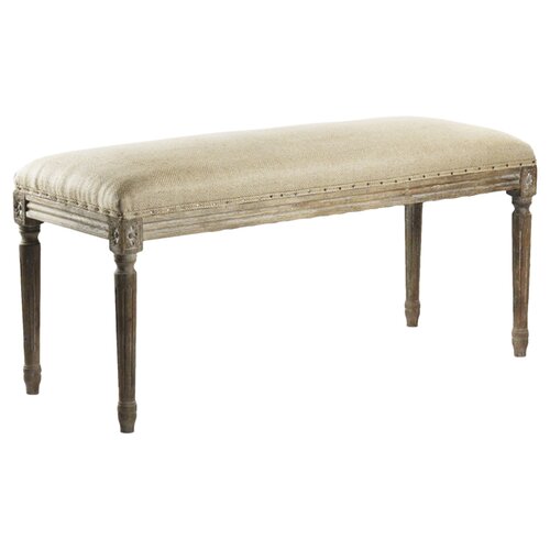 Zentique Inc. Lille Hemp Linen Bench