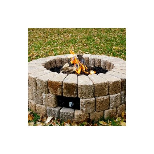 The Outdoor GreatRoom Company Round Do-It-Yourself Hardscape Gas Fire Pit Kit & Reviews | Wayfair