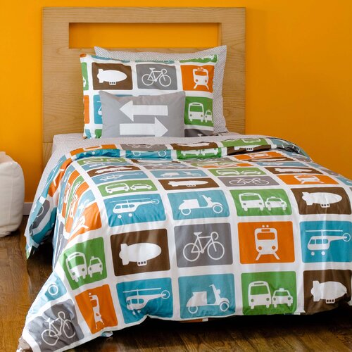 DwellStudio Transportation Duvet Cover Set