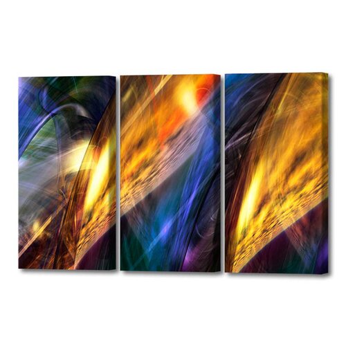 Four Tori Triptych by Scott J. Menaul 3 Piece Graphic Art on Wrapped