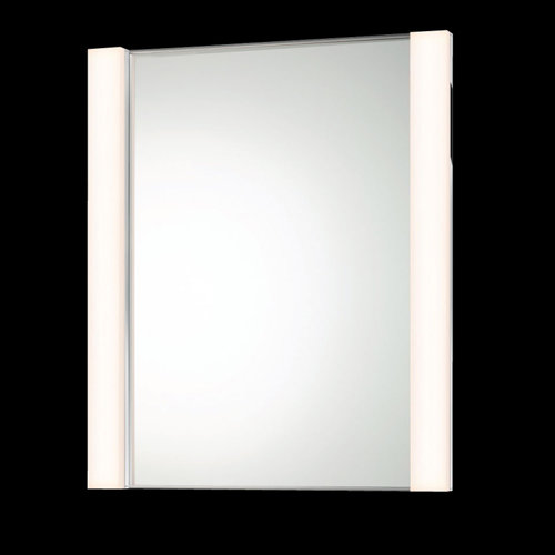 LED Vertical 2 Light Vanity Light with Mirror Wayfair
