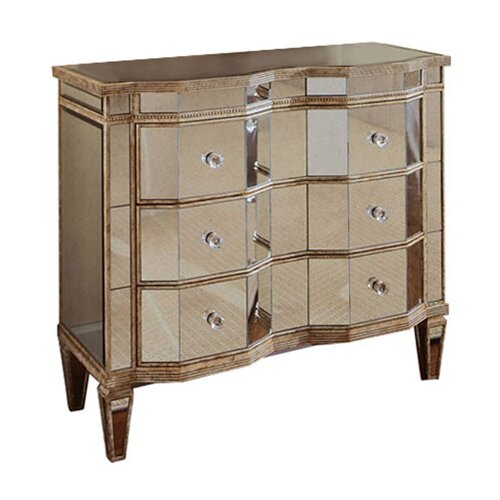 Mirrored 3 Drawer Chest by Hooker Furniture