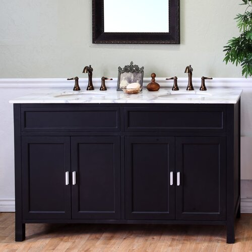 Bellaterra Home Jameson 60 Double Bathroom Vanity Set