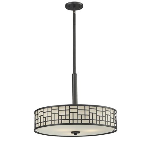 Elea 3 Light Drum Pendant