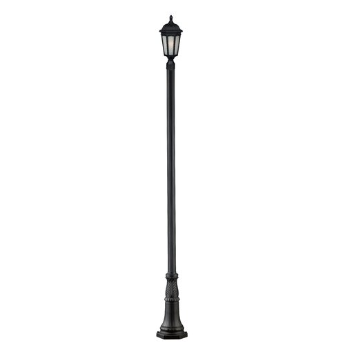 Newport 1 Light 118 Outdoor Post Mount Lantern Set