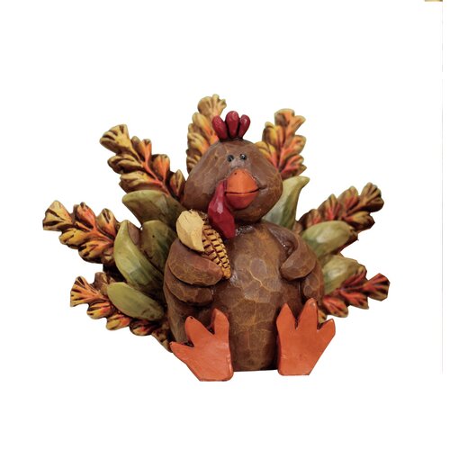 resin turkey figurine