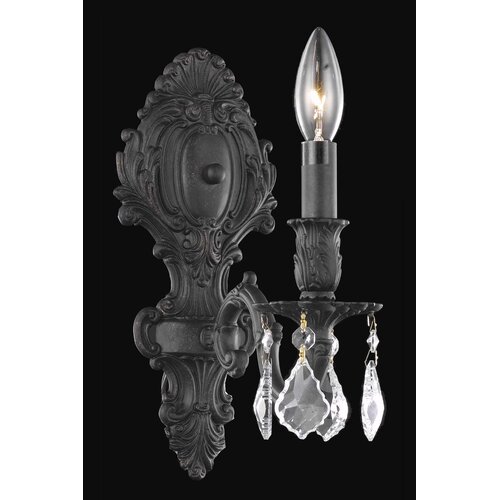 Monarch 1 Light Wall Sconce by Elegant Lighting