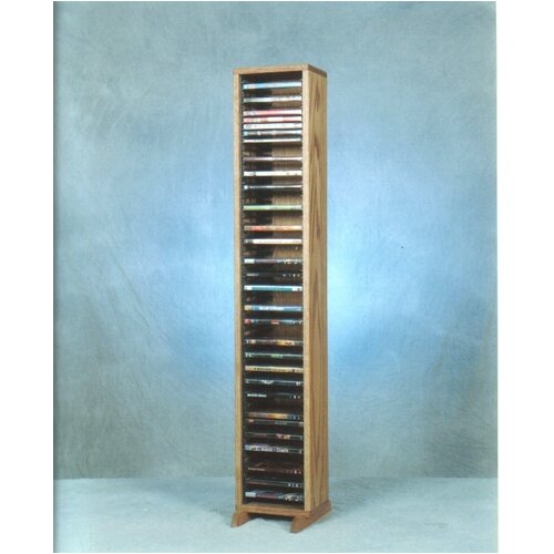 100 Series 64 DVD Multimedia Storage Rack by Wood Shed