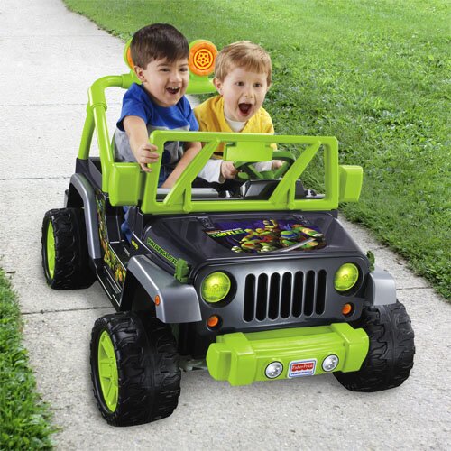 Power Wheels Nickelodeon Teenage Mutant Ninja Turtles Wrangler 12V ...