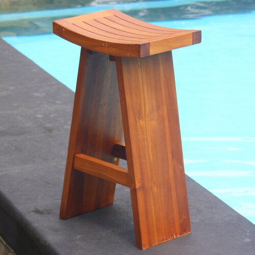 Aqua Teak Asiana Teak Bar Stool