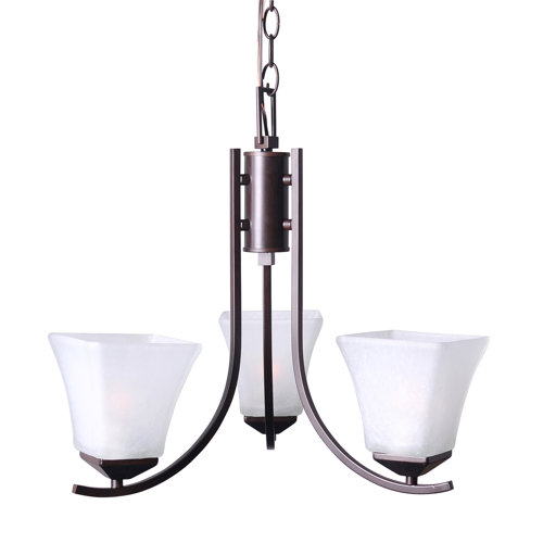 Torino 3 Light Mini Chandelier by Design House