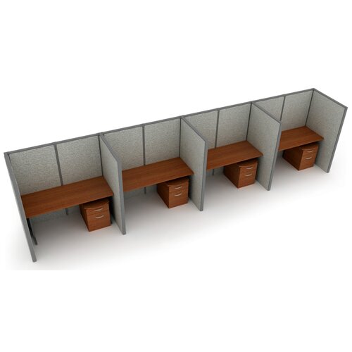 Privacy Station Panel System 1x4 Configuration