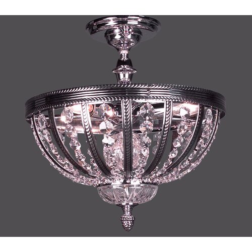 Terragona 3 Light Semi Flush Mount by Classic Lighting