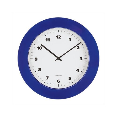 Peter Pepper Round Wall Clock with Black or Grey ABS lacquered Bezel