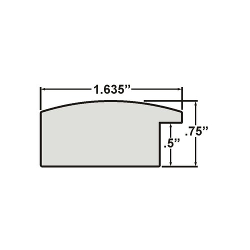 Craig Frames Inc. 1.64 Wide Smooth Picture Frame